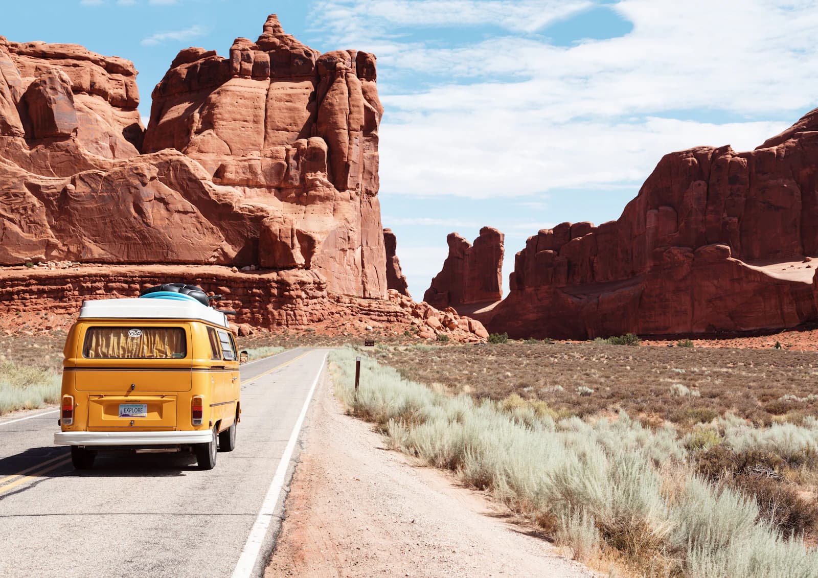 A breathtaking travel destination at golden hour