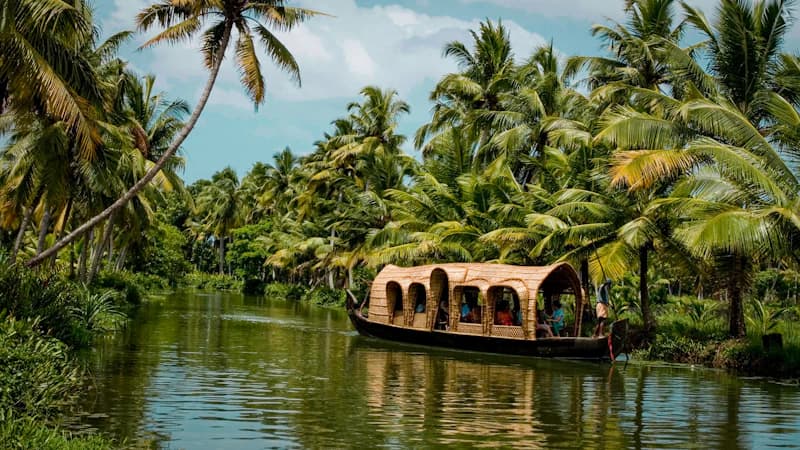Houseboat on Kerala backwaters
